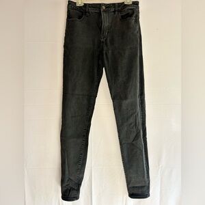 American Eagle Women’s Next Level Stretch Black Jeggings Size 12 X-Long
